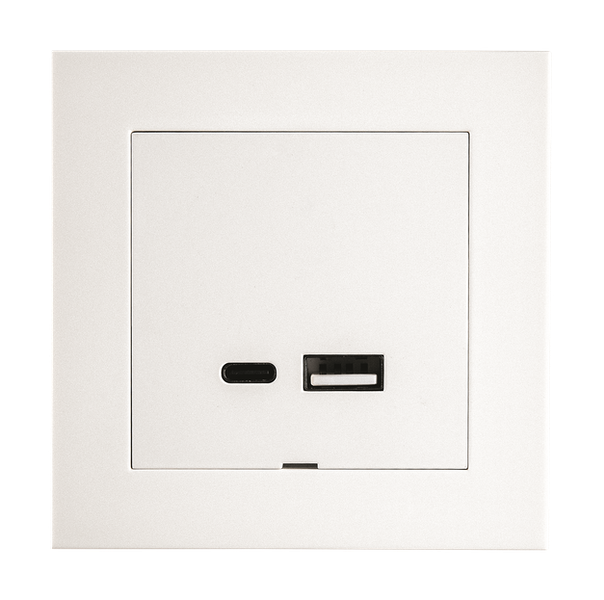 SG LADDUTTAG USB A+C 3A INF VIT